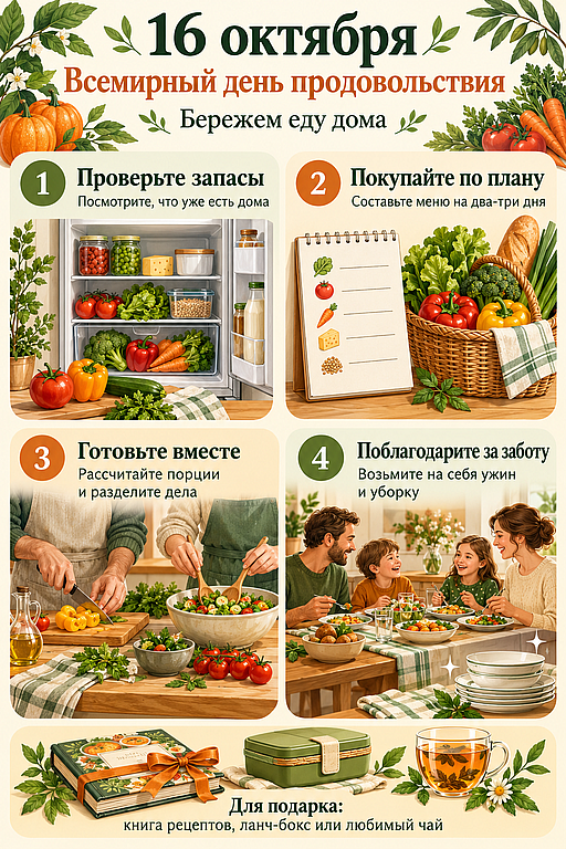 Инфографика: 16 октября - Всемирный день продовольствия