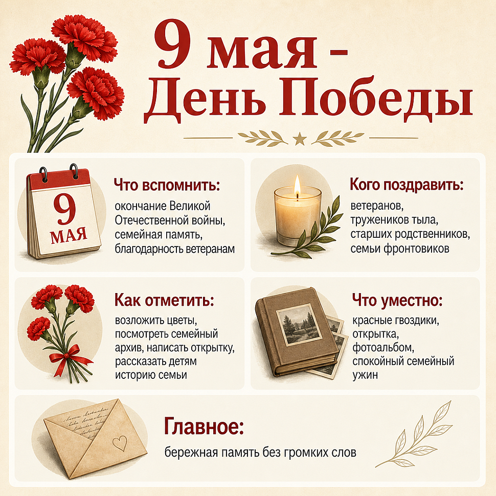 Инфографика: 9 мая - День Победы