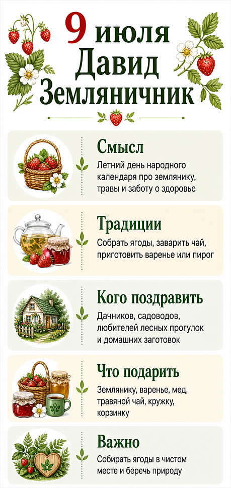 Инфографика: 9 июля - Давид Земляничник