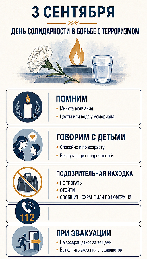 Инфографика: 3 сентября - День солидарности в борьбе с терроризмом