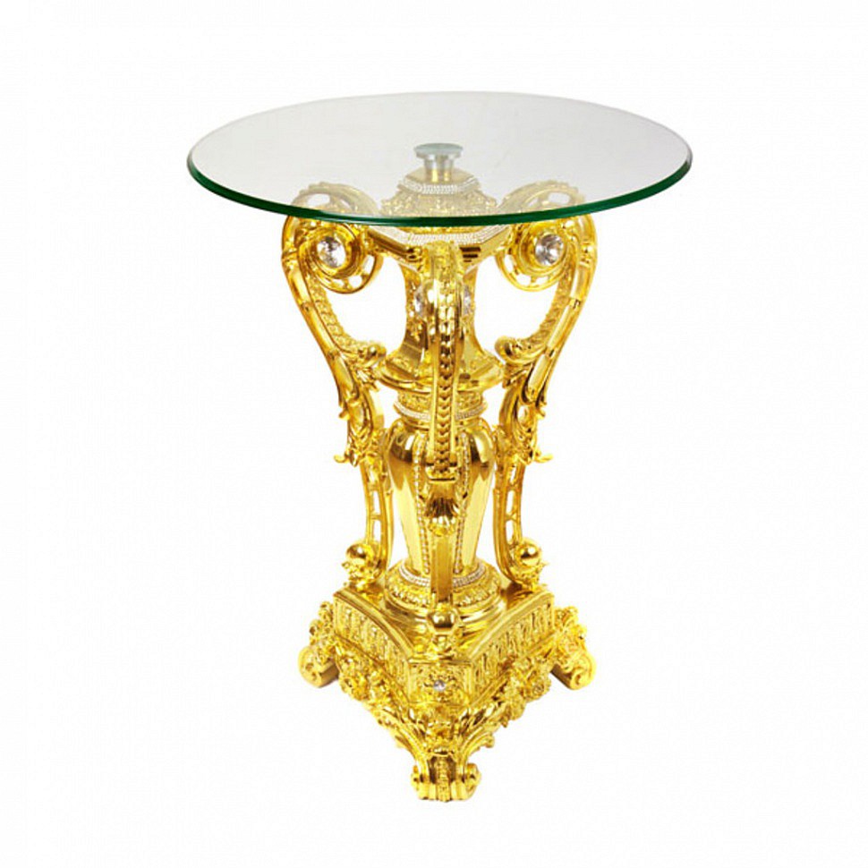 Столик с золотом. Столик. Декоративный столик. Кофейный столик. Стеклянный декоративный столик.