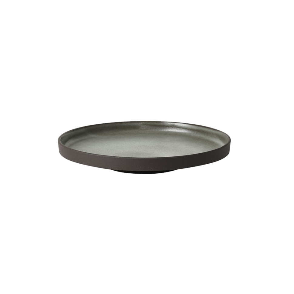 Фото Тарелка L9356-P3CELADON, 20,5 см, каменная керамика, Brown, ROOMERS TABLEWARE - интернет-магазин МегаТерем в Москве