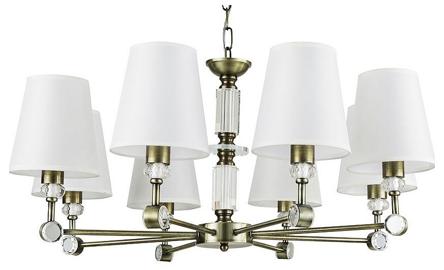 Фото Подвесная люстра Arte Lamp Brocca A4093LM-8AB AR_A4093LM-8AB - интернет-магазин МегаТерем в Москве