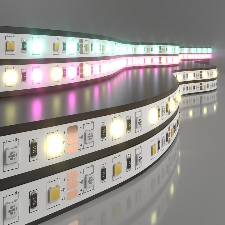 Фото Лента светодиодная Elektrostandard 24V 60Led 14,4W IP20 RGBW a053728 ELK_a053728_m - интернет-магазин МегаТерем в Москве