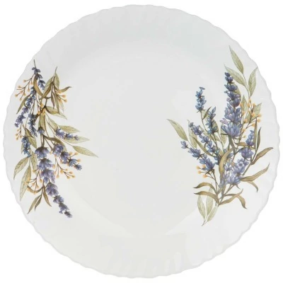 Тарелка обеденная agness lavender field 25см (598-054) 