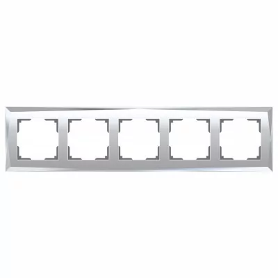 Рамка на 5 постов Werkel Diamant (зеркальный) W0051220 WRK_a051016