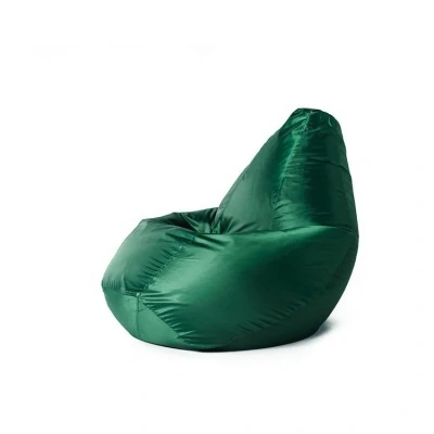 Кресло мешок XL Oksford Green Мягкое кресло (внешний чехол+внутренний чехол с гранулами)