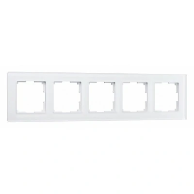 Рамка на 5 постов Werkel Favorit (белый матовый) W0051105 WRK_a051287