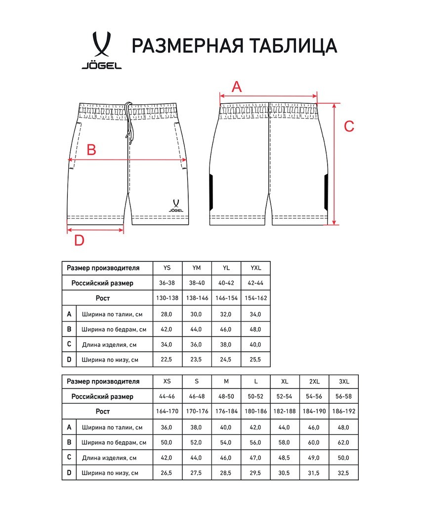 Фото Шорты тренировочные JOGEL CAMP 2 Training Poly Shorts, темно-синий (2112595) - интернет-магазин МегаТерем в Москве
