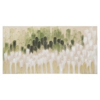 Панно декоративное с ручной росписью by feel, 140х70 см, хаки (78833)