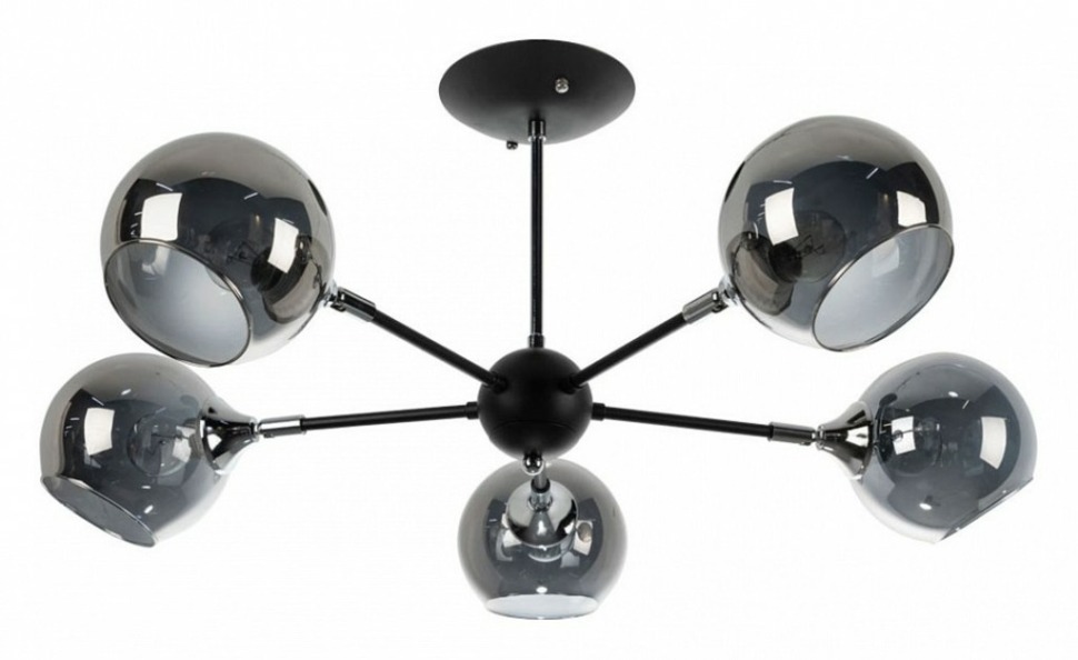 Фото Люстра на штанге Arte Lamp Lagos A2708PL-5BK AR_A2708PL-5BK - интернет-магазин МегаТерем в Москве