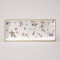Блюдо agness "flower story" 28*12*3 см (358-2167) 