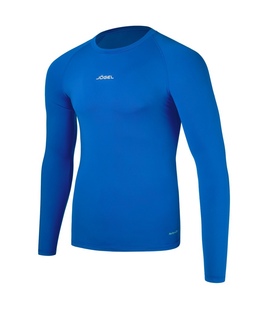 Фото Футболка компрессионная с длинным рукавом JOGEL CAMP PerFormDRY Baselayer LS Tee, синий (2123237) - интернет-магазин МегаТерем в Москве