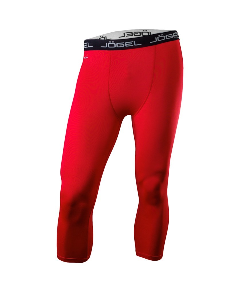 Фото Тайтсы компрессионные JOGEL CAMP PerFormDRY Tight 3/4, красный (2125142) - интернет-магазин МегаТерем в Москве