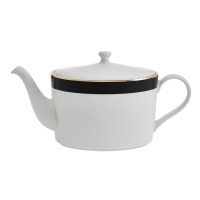 Чайник фарфоровый Mikasa Luxe Deco на 4 чашки, 1,1 л, белый MKLDTEAPOT