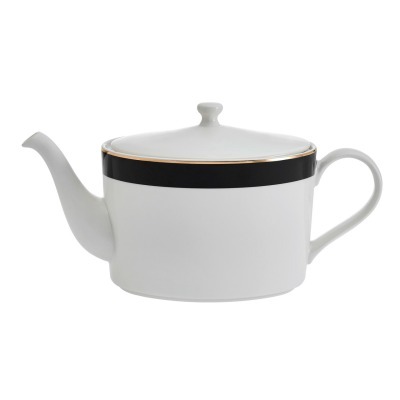 Чайник фарфоровый Mikasa Luxe Deco на 4 чашки, 1,1 л, белый MKLDTEAPOT