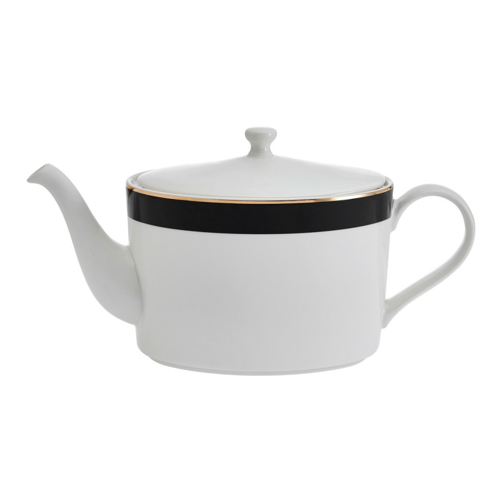 Фото Чайник фарфоровый Mikasa Luxe Deco на 4 чашки, 1,1 л, белый MKLDTEAPOT - интернет-магазин МегаТерем в Москве