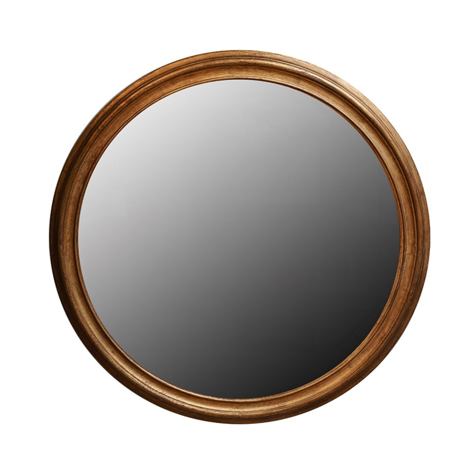 Фото Зеркало MirrorMR23, Массив дерева, brass/brown, ROOMERS FURNITURE - интернет-магазин МегаТерем в Москве