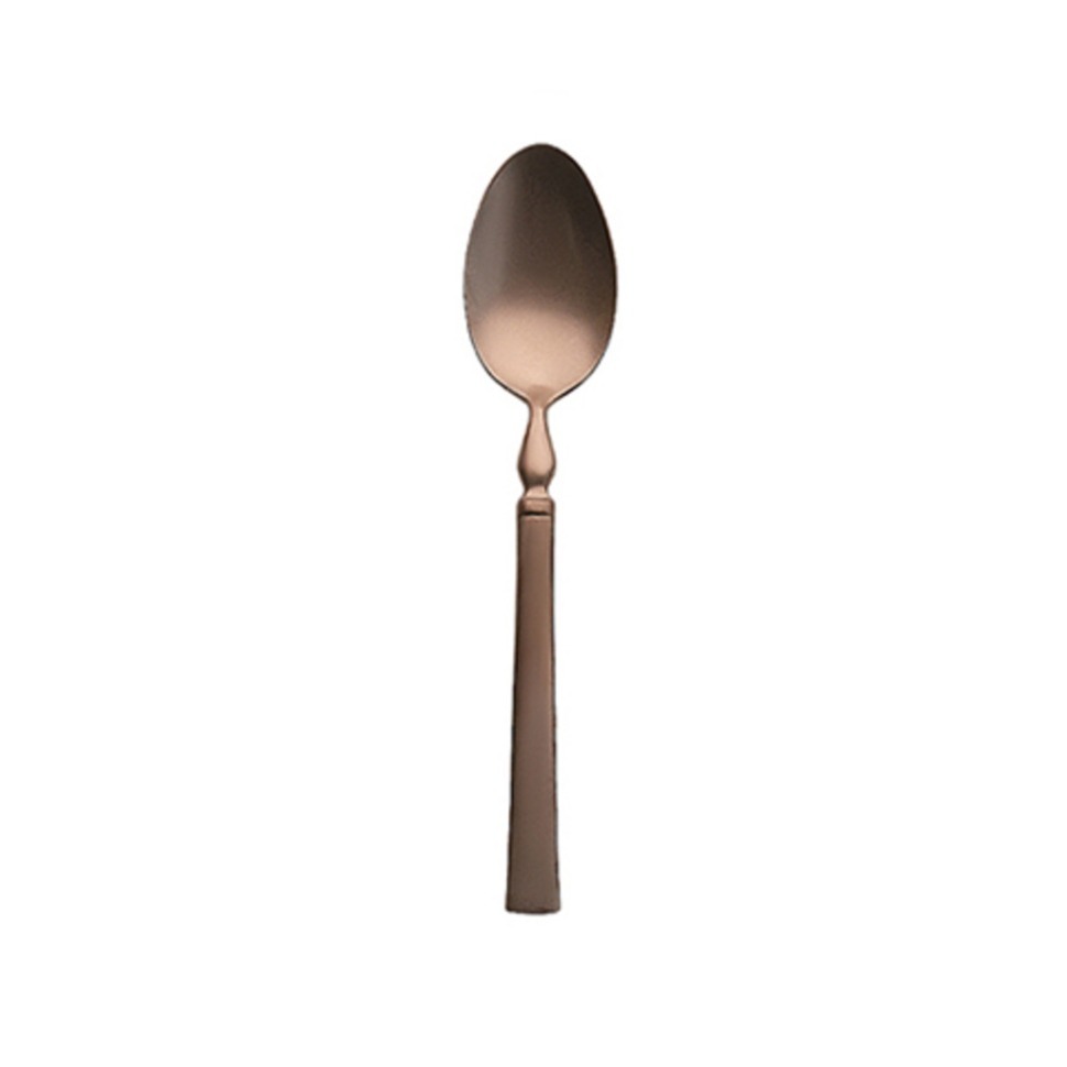 Фото Ложка десертная 200200612160000003, нержавеющая сталь 18/0, CBT+PVD, chocolate, HERDMAR - интернет-магазин МегаТерем в Москве