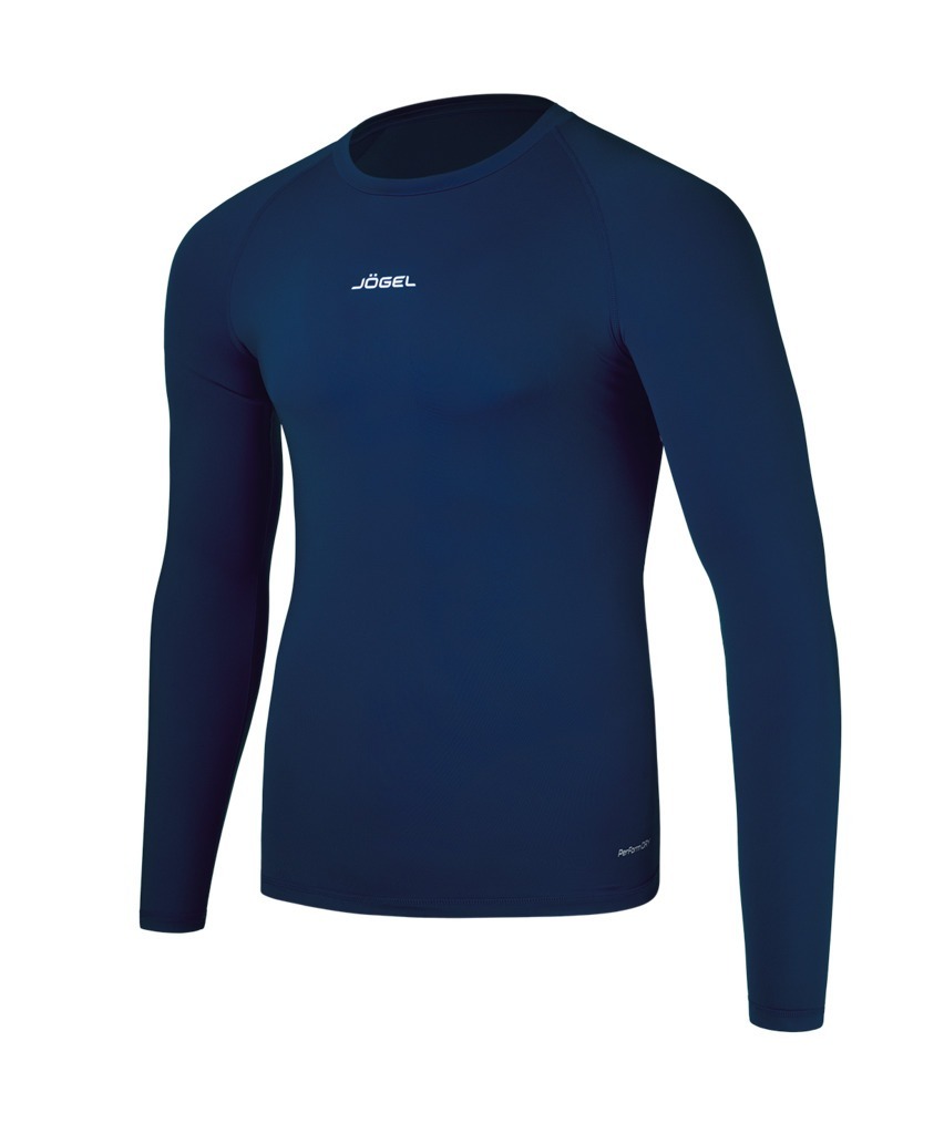 Фото Футболка компрессионная с длинным рукавом JOGEL CAMP PerFormDRY Baselayer LS Tee, темно-синий (2123249) - интернет-магазин МегаТерем в Москве