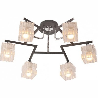 Потолочная люстра IDLamp 205 205/6PF-Blackchrome