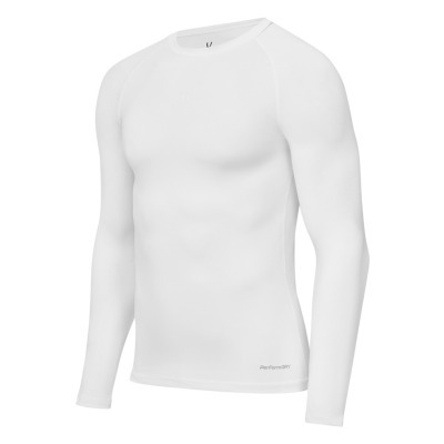 Футболка компрессионная с длинным рукавом JOGEL PerFormDRY Baselayer LS Tee, белый (2128922)