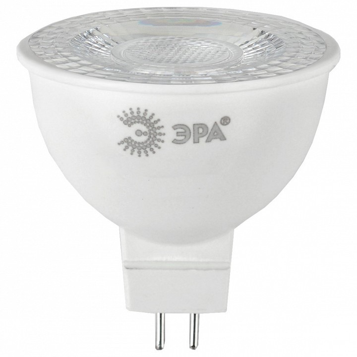 Фото Лампа светодиодная Эра  GU5.3 8Вт 6000K LED Lense MR16-8W-860-GU5.3 ER_B0054940 - интернет-магазин МегаТерем в Москве