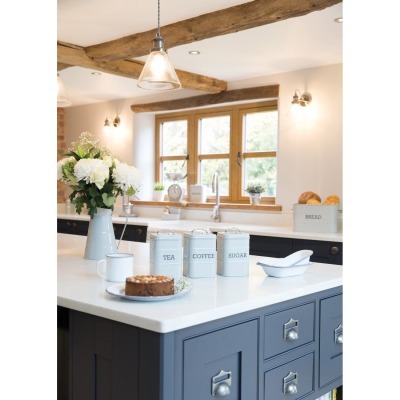 Kitchen Craft Ёмкость для хранения чая Blue LNTEABLU