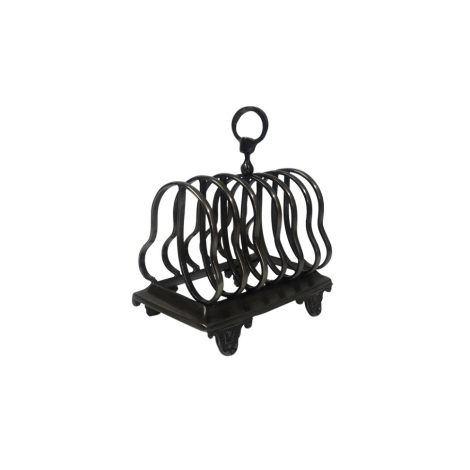 Фото Подставка для тостов PI120/AN (PI129), никель, Antique nickel, ROOMERS TABLEWARE - интернет-магазин МегаТерем в Москве