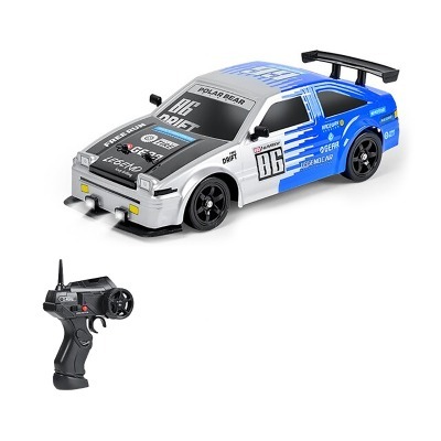 Радиоуправляемая машина для дрифта HB Toyota AE86 (4WD, свет, пар, акб, 1:16) (SC16A07-1)