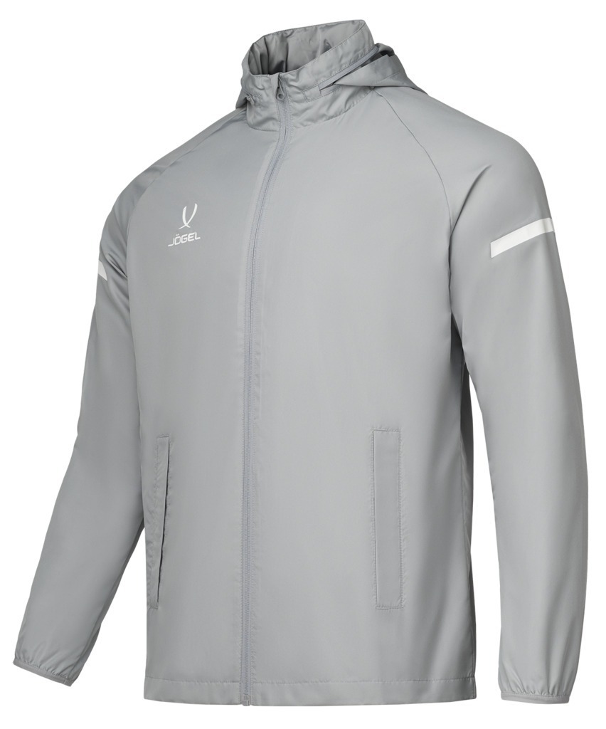 Фото Куртка ветрозащитная JOGEL CAMP 2 Rain Jacket, серый, детский (2113019) - интернет-магазин МегаТерем в Москве