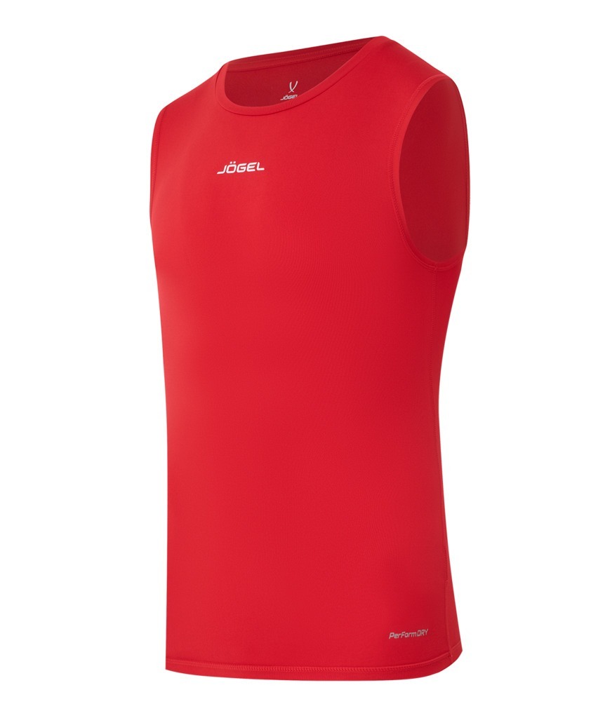 Фото Майка компрессионная JOGEL CAMP PerFormDRY Baselayer SL Tee, красный (2120472) - интернет-магазин МегаТерем в Москве