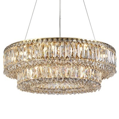 Подвесная люстра Newport 8450 8450+18/S gold NWP_M0070077