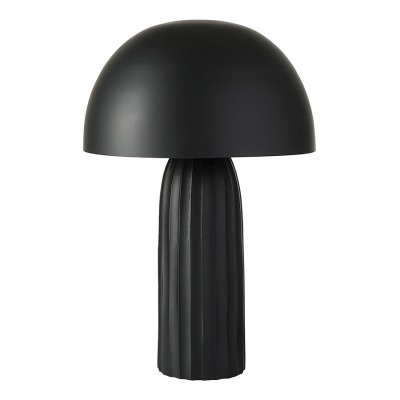 Лампа настольная texture sleek, D24х37 см, черная (76476)