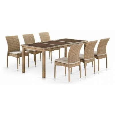 Набор уличный T365/Y380B-W65 AFN_T365-Y380B-W65_6PCS_Light_Brown