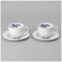 Чайный набор lefard "royal blue" на 2 пер. 4 пр. 270 мл (425-100) 
