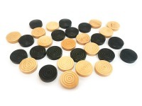 Фишки для нард деревянные Partida 28 мм (64044)