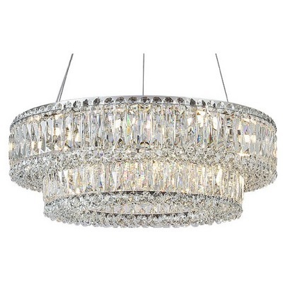 Подвесная люстра Newport 8450 8450+18/S chrome NWP_M0070078