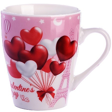 Фото Кружка 340 мл ValentinesDay Heart LORAINE (9-31239-2) - интернет-магазин МегаТерем в Москве