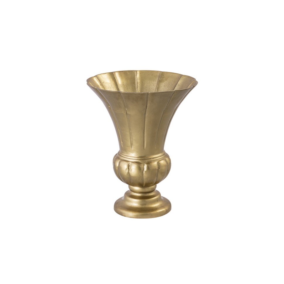 Фото Ваза 12896-56, 45, металл, Antique gold, ROOMERS FURNITURE - интернет-магазин МегаТерем в Москве
