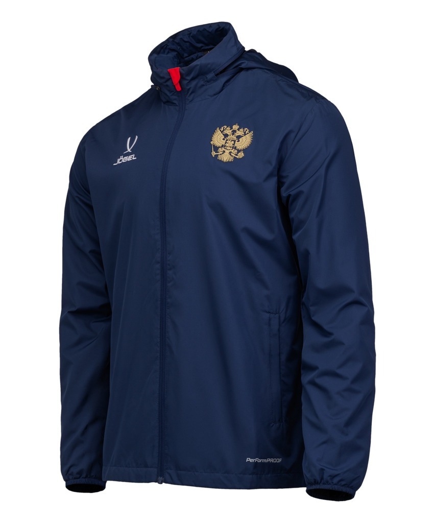 Фото Куртка ветрозащитная JOGEL NATIONAL PerFormPROOF Rain Jacket, темно-синий (2110456) - интернет-магазин МегаТерем в Москве