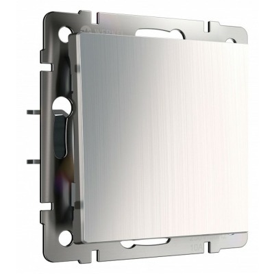 Выключатель проходной одноклавишный без рамки Werkel глянцевый никель W1112002 WRK_a051092