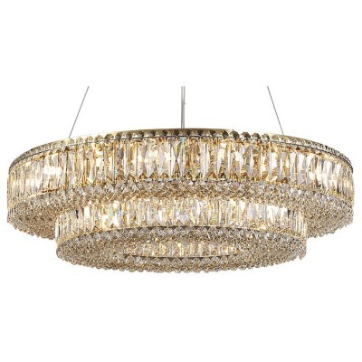 Подвесная люстра Newport 8450 8450+28/S gold NWP_M0070079