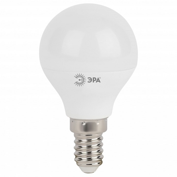 Фото Лампа светодиодная Эра Стандарт E14 5Вт 4000K LED P45-5W-840-E14 ER_B0028487 - интернет-магазин МегаТерем в Москве