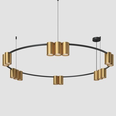 Подвесная люстра Denkirs Orbit DK4067-BK+SG DK_DK4067-BK_SG