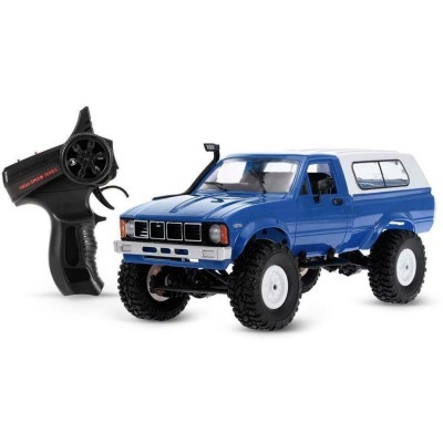 Радиоуправляемая машина WPL пикап Hilux (синяя) 4WD 2.4G 1:16 RTR (WPLC-24-BLUE)