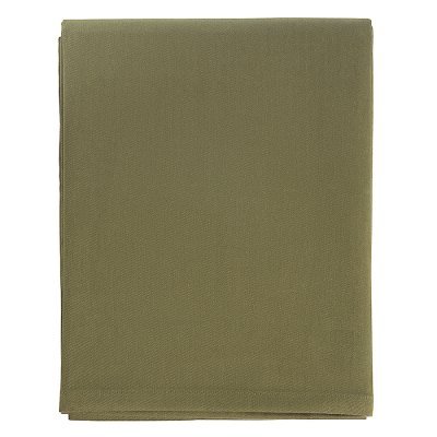 Скатерть из хлопка оливкового цвета из коллекции essential, 170х170 см (73534)