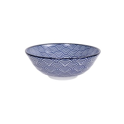 Чаша 16012, 21 см, фарфор, blue/white, TOKYO DESIGN