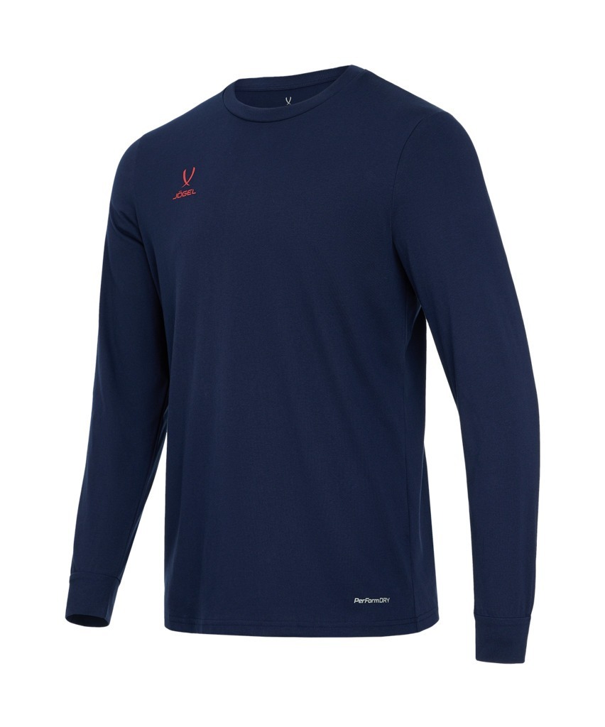 Фото Футболка баскетбольная с длинным рукавом JOGEL DIVISION PerFormDRY Pre-Match Longsleeve Jersey, темно-синий (2118563) - интернет-магазин МегаТерем в Москве