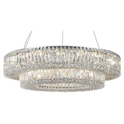 Подвесная люстра Newport 8450 8450+28/S chrome NWP_M0070080